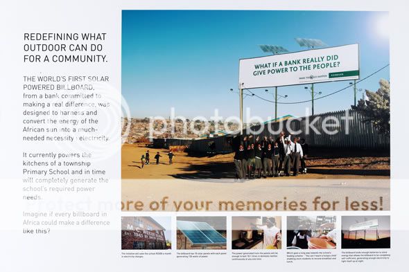 Nedbank: Power to the People solar-powered billboard