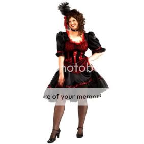 Saloon Girl Adult Plus Costume