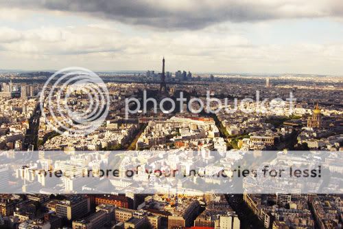Blick vom höchtsten Gebäude Panthéon in Paris