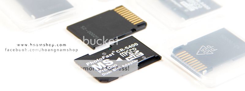 [Bán] - Adapter chuyển thẻ Micro SD thành thẻ Memory Stick Pro Duo cho máy PSP - 1