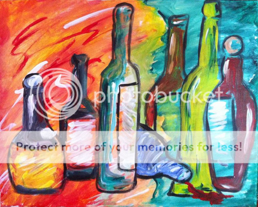 BColorful bottles